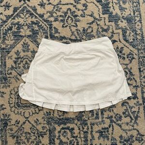 Ivivva White Ruched Mini Skirt